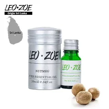Мускатный орех эфирное масло известный бренд LEOZOE сертификат происхождения шрилка идентификация ароматерапия высокое качество Масло мускатного ореха 10 мл