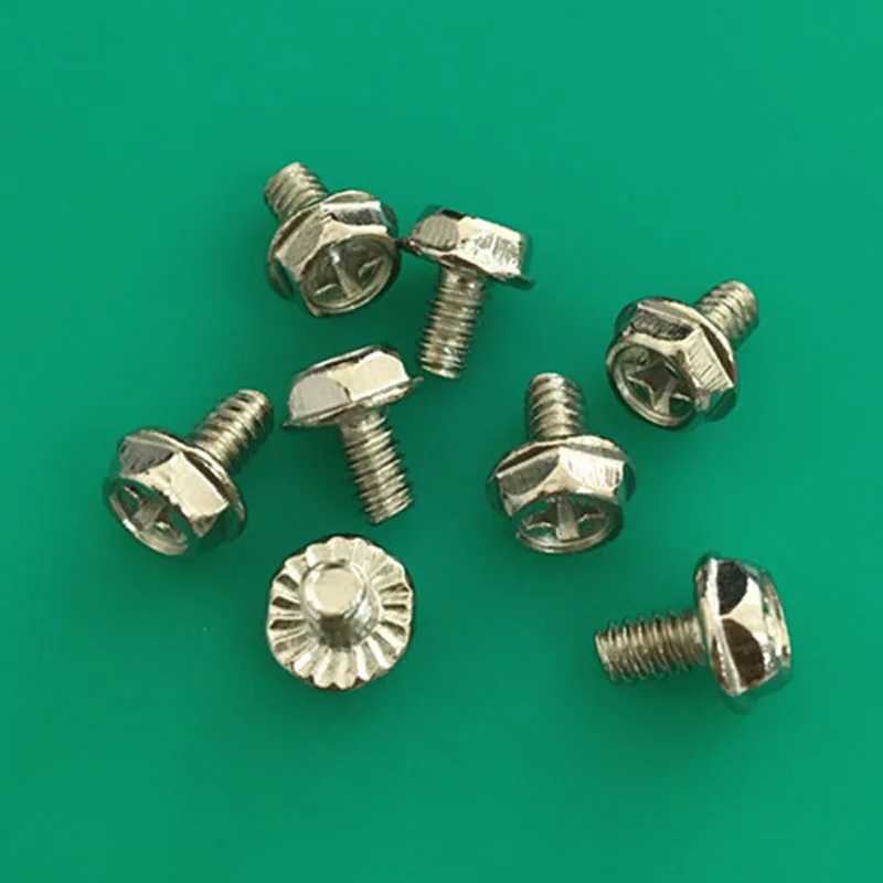 100PCS Computer Screws Desktop Chassis Screws High Strength Connector