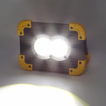 

LED Portable Work Lamps Waterproof Rechargeable Flood Light Camping Outdoor Tool
