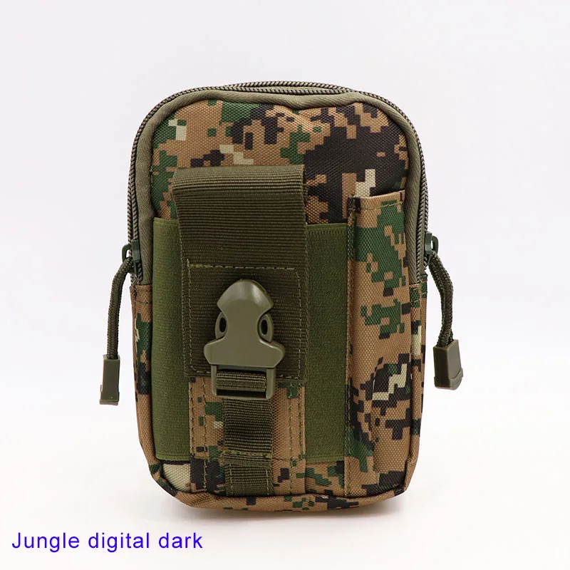 Jungle digital dark Универсальная уличная тактическая кобура для Ulefone power 3S S1 S7 металлическая Военная поясная сумка-кошелек с застежкой-молнией - Цвет: Jungle digital dark