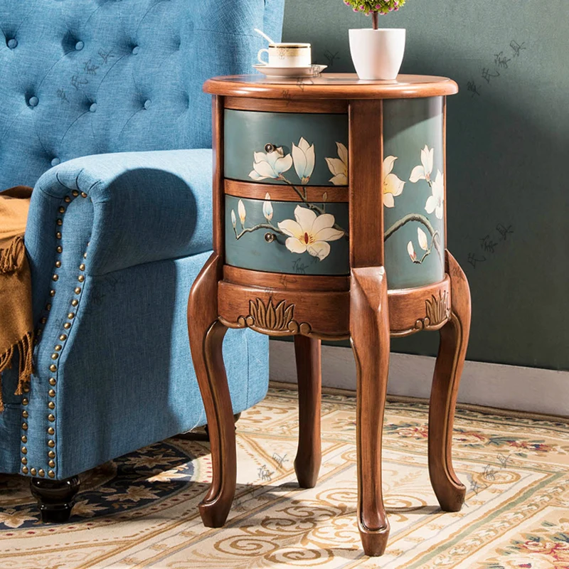 Simple American lockers accept tea table pastoral painting edge a few corners Mediterranean sofa telephone small table Simple American lockers accept tea table pastoral painting edge a few corners Mediterranean sofa telephone small table