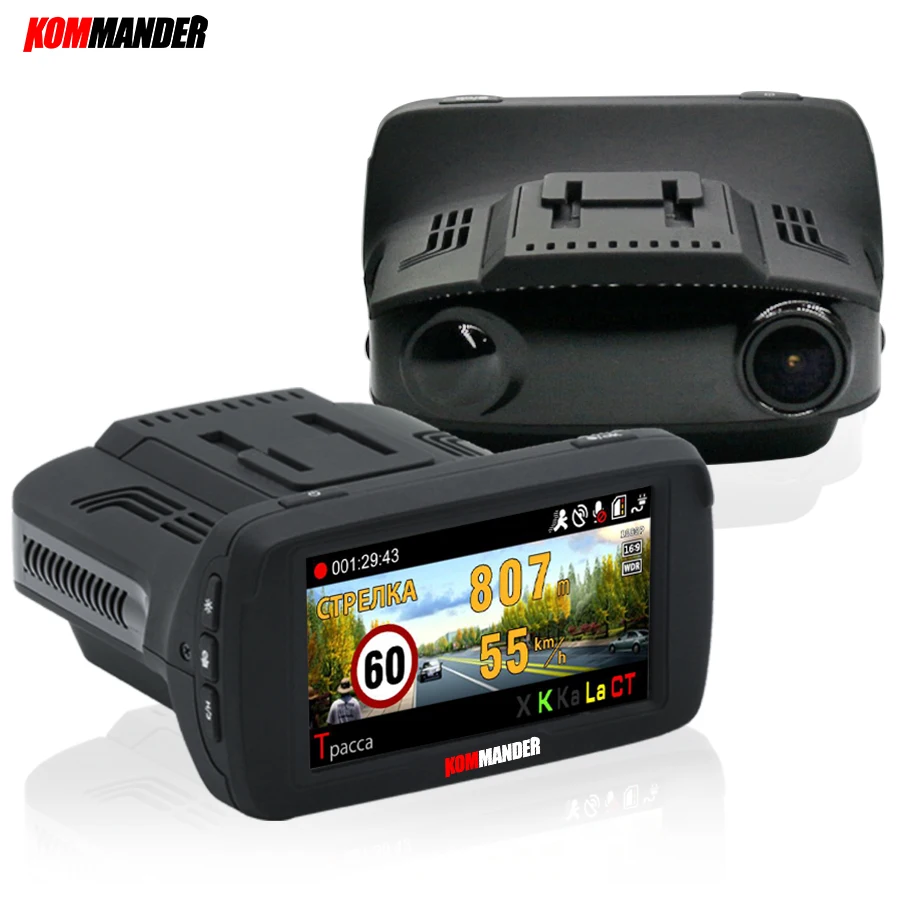Voiture DVR de d/étecteur de Radar 2 dans 1 enregistreur de Conduite /à Vitesse Fixe d/écoulement de v/éhicule