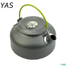 YAS портативный походный кемпинг выживания горшок воды чайник алюминий 0.8L и Сетчатая Сумка HXP001