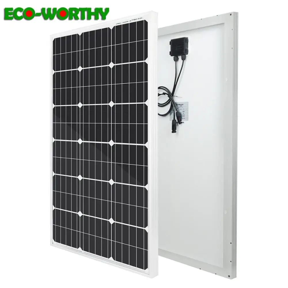 Us 1580 30 Offecoworthy 200w Solar Panel Kit2pcs 100w Mono Solar Power Panels Charger For 12v Battery Off Grid Solar System For Home Mono In