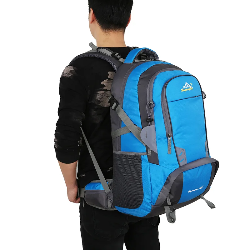 Best 50L Large Waterproof Travel Bags Rucksack Men Nylon Outdoor