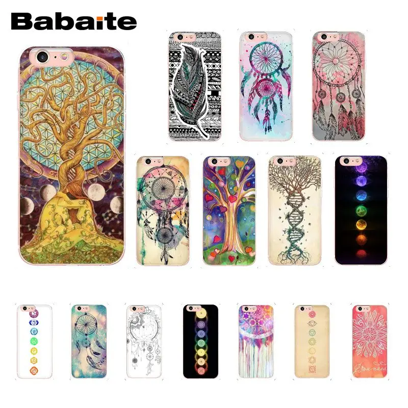 

Babaite The mandala chakra Insist yoga Phone Case for iphone 11 Pro 11Pro Max 8 7 6 6S Plus X XS MAX 5 5S SE XR