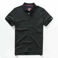 Polos d'été pour hommes chemises en coton à manches courtes lettre brodée emblème chemise Simple pour homme taille M-3XL BP6900 4