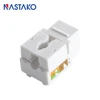 Cat6 Keystone Jack RJ45 módulo Keystone conector UTP CAT5e Cat6 adaptador de conectores de red panel de conexiones vacío placa de pared ► Foto 3/5