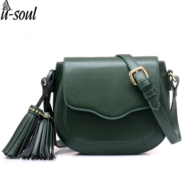 Women Bag Female Tassel Mini Shoulder Handbag Long Belt Lady Women Bag Female Tassel Mini Shoulder Handbag Long Belt Lady Messenger Casual Pu Leather