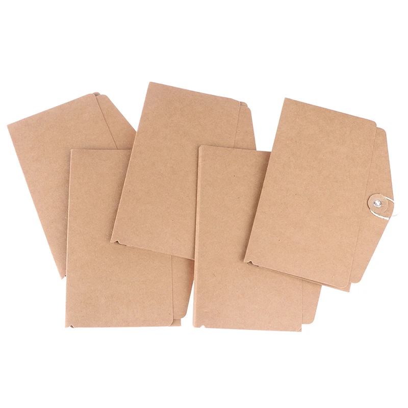 Handmade Kraft Paper File Holder For Travel Notebook Accessory Vintage Retro Card Pocket Storage Standard Pocket Passport Handmade Kraft Paper File Holder For Travel Notebook Accessory Vintage Retro Card Pocket Storage Standard Pocket Passport