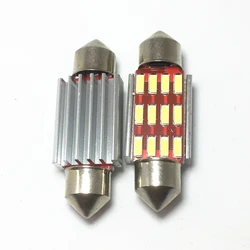 Premium LED CANBUS Car Interior Dome Light - White Festoon Auto Lighting (31MM White)