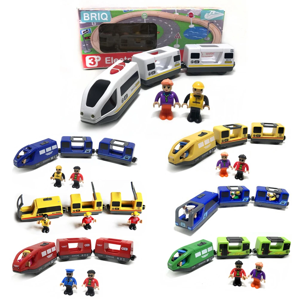 Children Electric Train Toy Track Magnetic Educational of Compatible with new Wooden track | Игрушки и хобби