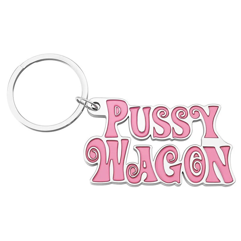 Buy Kill Bill Pussy Wagon Pink Keychain