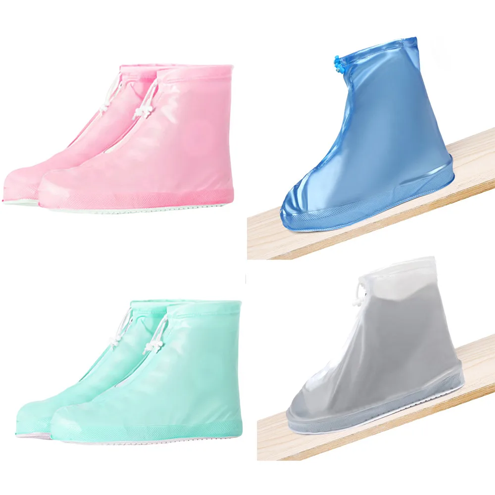 

Unisex Rain Boot Shoe Covers Reusable Waterproof Travel Snow Slip Overshoes Shoes Covers Thicker Non-slip Platform Rain Boots