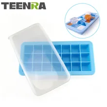 TEENRA 1 шт. 21 полость силиконовая форма для льда крышка кубики льда квадратная форма льда производитель кухонные инструменты