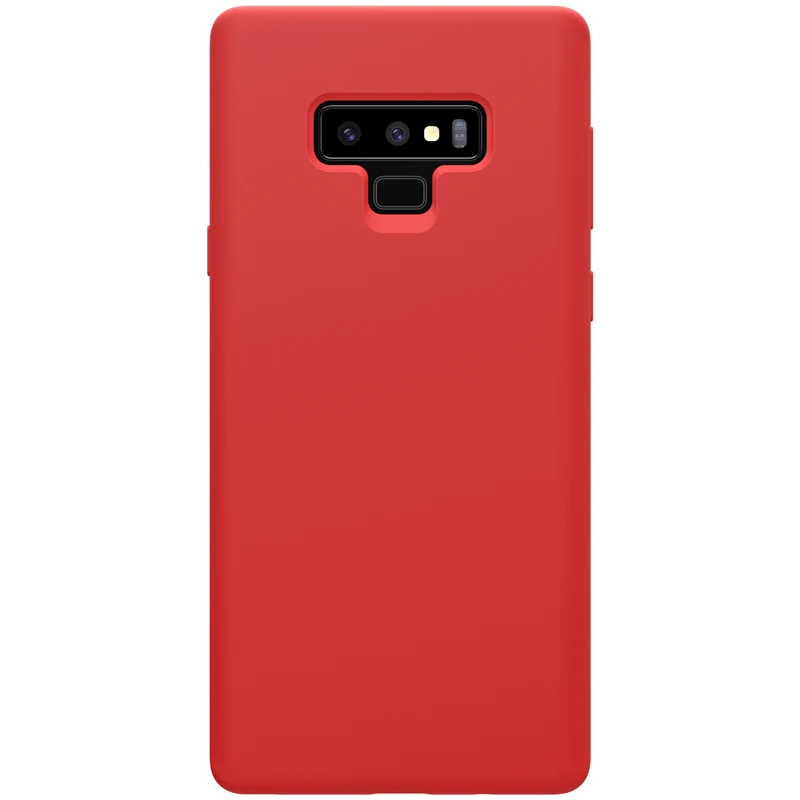 Защитный чехол Nillkin Flex Pure для samsung Galaxy Note 9 мягкий жидкий силиконовый резиновый противоударный чехол для телефона s для samsung Note 9 - Цвет: Red