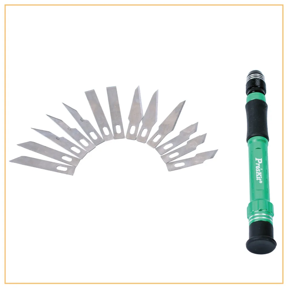 PD 395A Pro'sKit 30 шт. многофункциональный нож для деревообработки набор инструментов