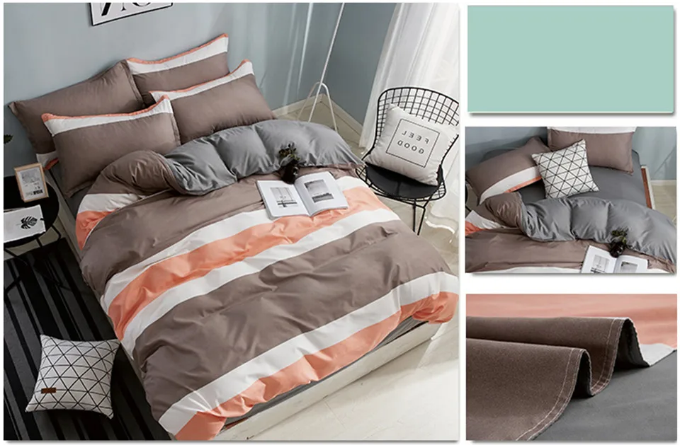 SlowDream постельное белье Nordic Комплект двойной ЕС queen Стёганое одеяло покрывало сетка пододеяльник набор постельного белья в европейском стиле комплект плоский лист односпальная кровать