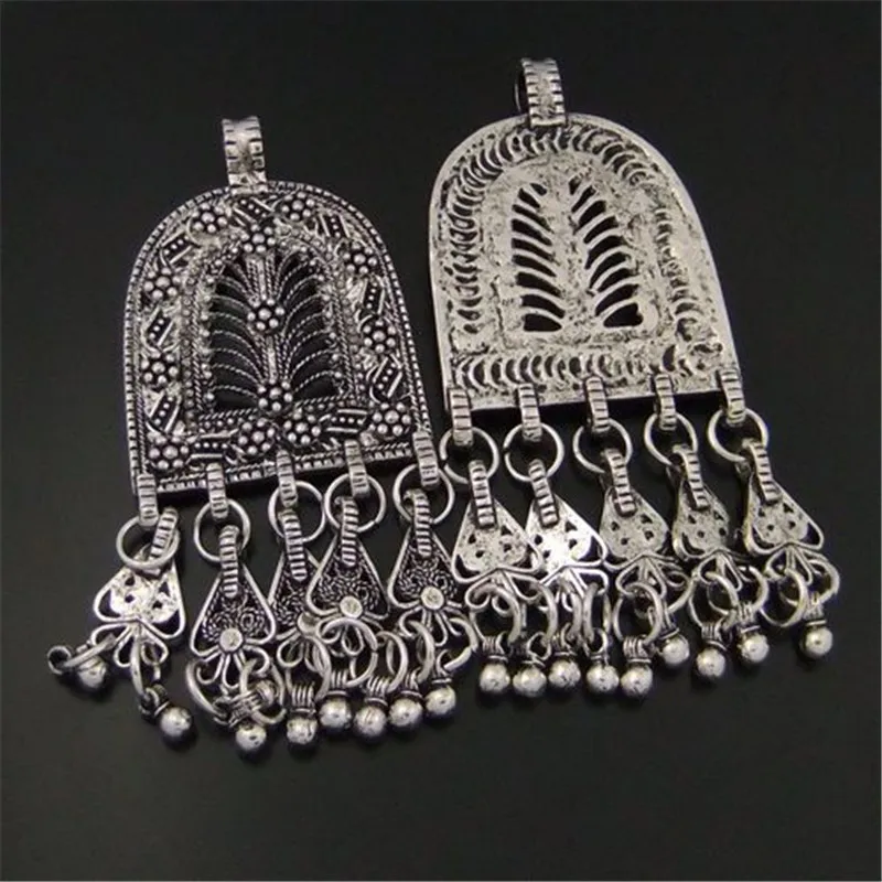 3pcs antique cute mermaid alloy clothing accessories charm jewelry pendant