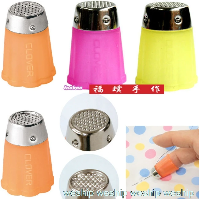 

Clover Metal and rubber Thimble for applique quilting patchwork