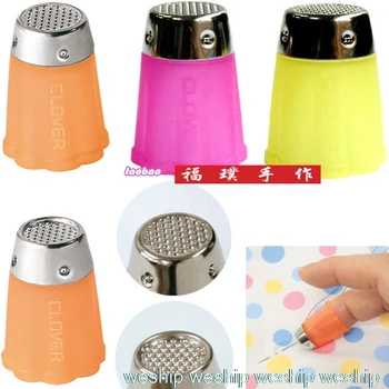 

Clover Metal and rubber Thimble for applique quilting patchwork