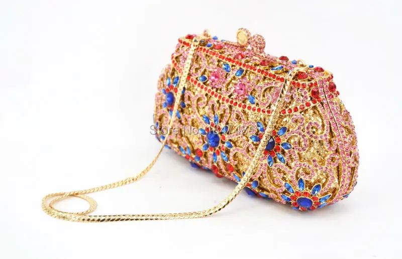 Laishangchen Luxury crystal evening bag -8