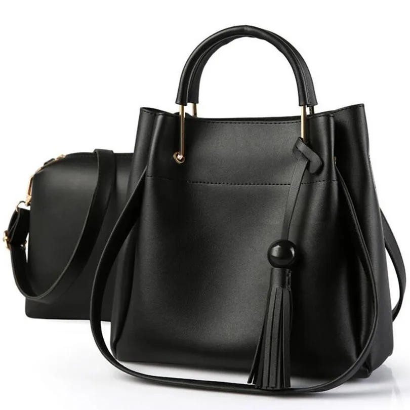 Сумка женская из искусственной кожи с кисточками DH08|composite bag|bags for womenfashion bags women |