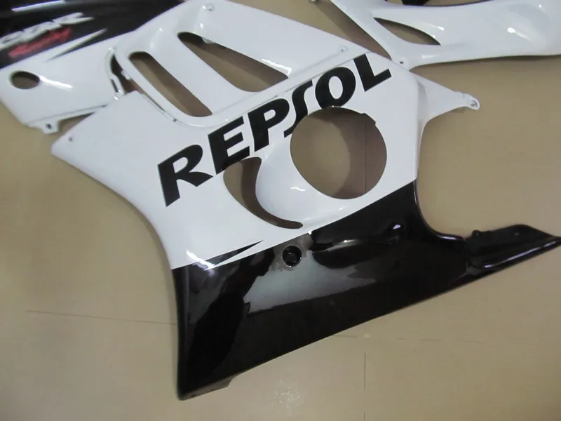 Мотоцикл обтекатель комплект для HONDA CBR600F3 97 98 CBR600 F3 CBR 600F3 1997 1998 ABS Пластик черно белые обтекатели комплект+ подарки HK05