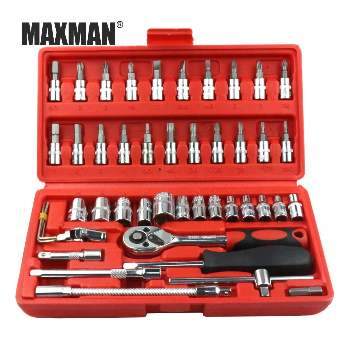 MAXMAN 46stks набор инструментов для ремонта авто Precisie Mouw Kruiskoppeling|Наборы ручных