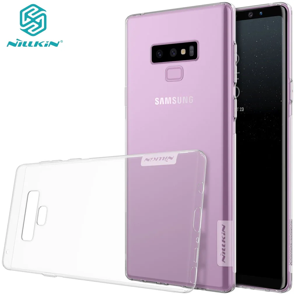 

For Samsung Galaxy Note 9 Case Nillkin Nature Transparent Clear Soft Silicon TPU Protector Cover for Galaxy Note9 Back Cover