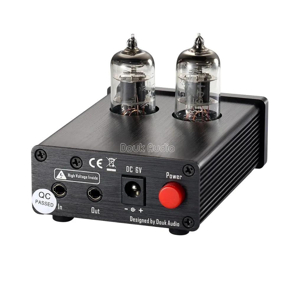 Douk аудио hi fi 6J1 трубный предварительный усилитель стерео класс а мини для