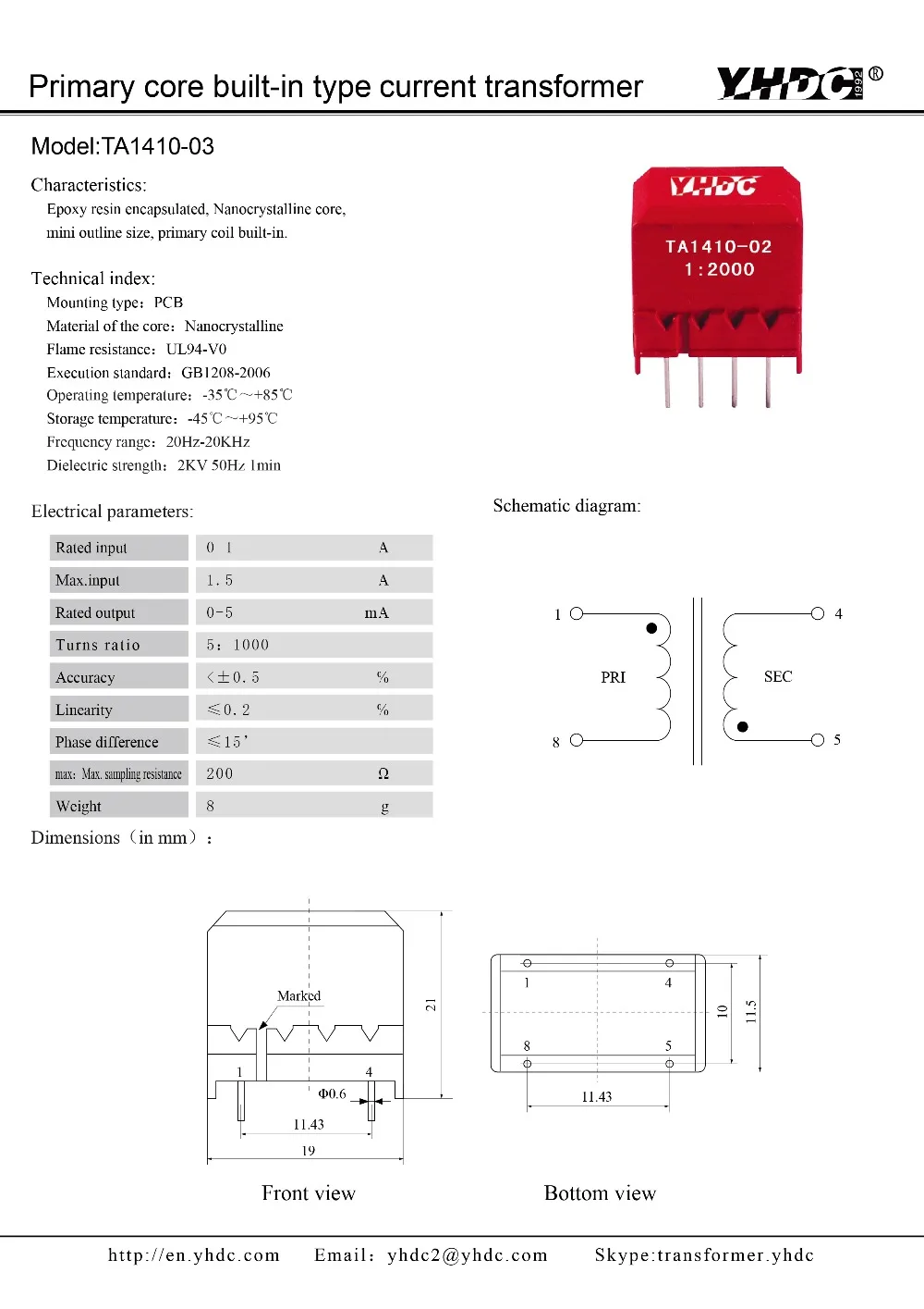 TA1410-03-0-1A-0-5mA-01