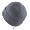 Gorro – bonnet d'hiver en laine pour homme et enfant, tricoté, solide, chaud, décontracté ► Photo 3/6