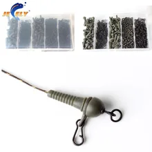 Карповые рыболовные терминальные снасти для рыбалки, безопасная втулка, свинцовая установка, крюк, защелка и буферный шар, мягкие бусины для ловли карпа, 120 шт./150 шт