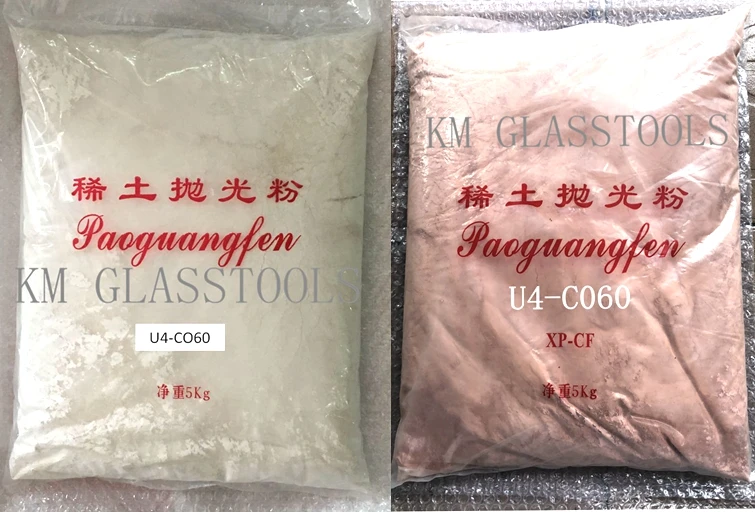 

Cerium Oxide Polishing Powder U4-CO60 for high quality edge polishing on edging and beveling machines.