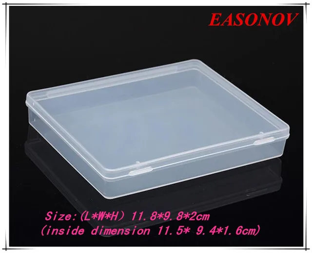 PP transparent rectangular plastic box storage tool box 5pcs / lotin