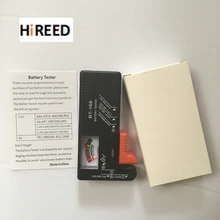 Белая коробка Универсальный ButtonBT-168 ячеек батарея с цветовым кодом метр показывает Вольт тестер проверки для AA/AAA/C/D/9 V/1,5 V батареи