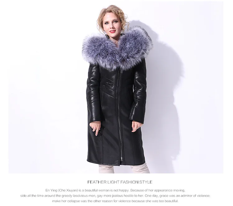 Women Leather Jacket Winter Long Coat Hooded Fur Collar Parkas Plus Size 8XL Leather Coat Women Zipper Thick Warm Jackets 2018 CH691 (12)
