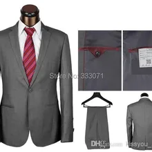 Высокое качество строгий костюм; для жениха смокинг slim fit Свадебные костюмы итальянский дизайнер одежда мужские брюки для выпускного вечера блейзер