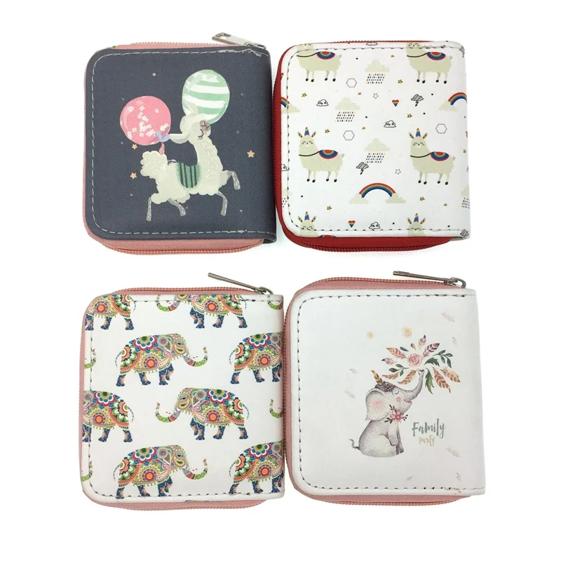 

Fashion Women Zipper Money Purses Lady Short Mini Wallets Women PU Leather Small Bags Female Coin Purse Card Holder for Girls