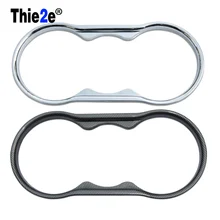 Два вида стильной автомобильной укладки держатель стакана воды декоративная крышка для Ford Focus 2 2005-2013 Fiesta 2 3 2009- abs хром 1 шт