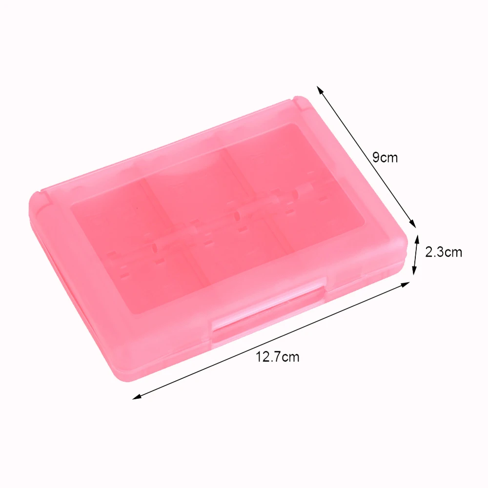 4-Colors-28-in-1-Plastic-Card-Storage-Box-Game-Memory-Card-Case-Holder-for-Nintendo