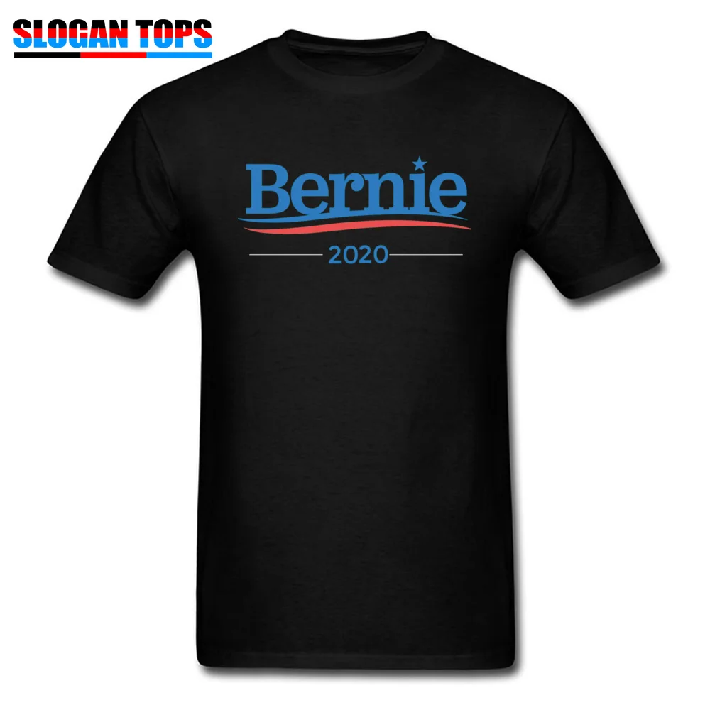 Bernie Sanders 2020 Campaign -5966 Funny Casual T-shirts Crew Neck 100% Cotton Tops T Shirt for Men Top T-shirts NEW YEAR DAY Bernie Sanders 2020 Campaign -5966 black