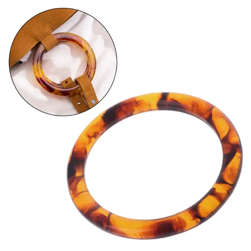 

Fashion New 1 Pc Purse Handbag Bag Handle Replacement Resin DIY Crafts Bags Parts Accessories