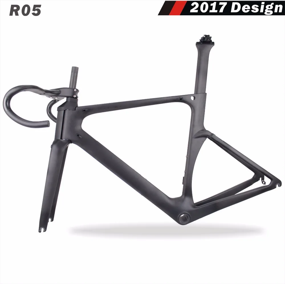 Excellent 2018 Miracle New Design Carbon Aero Bicycle Frame 49cm,52cm,54cm,56cm,59cm BB86 UD matte 6