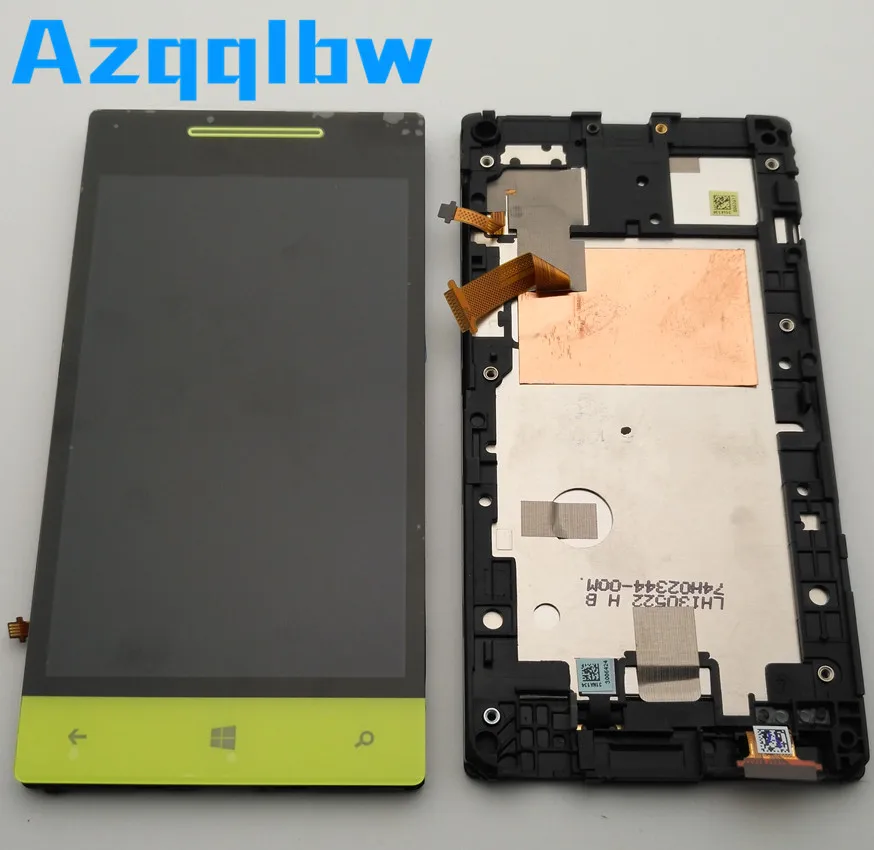 

Azqqlbw 4.0 "For HTC Windows Phone 8S A620 LCD Display Touch Screen Digitizer Assembly For HTC Windows Phone 8S Display+Frame