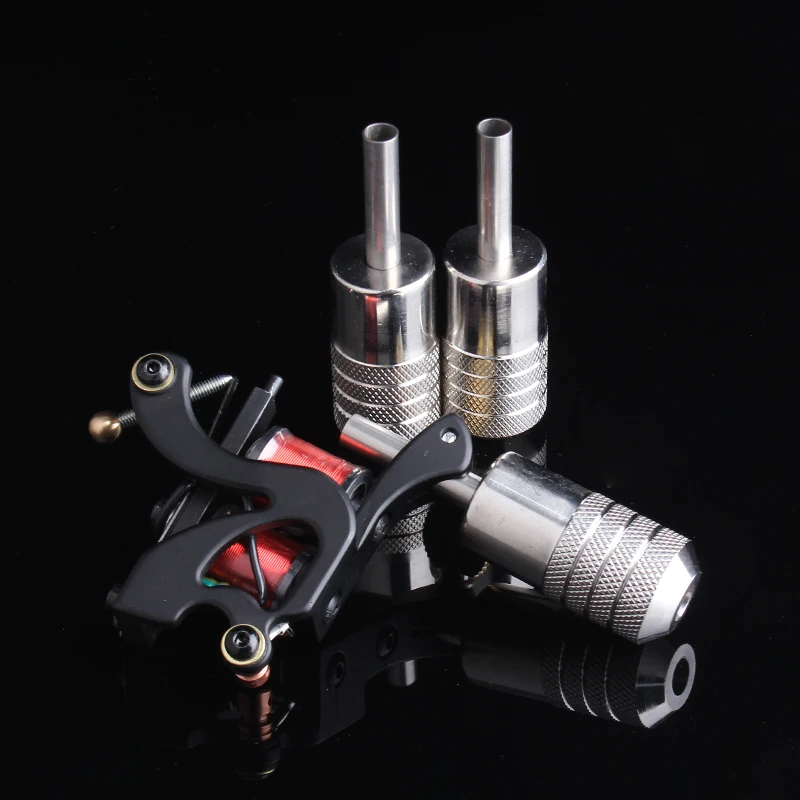 1pcs 25mmstainless Steel Tattoo Grip With Back Stem Professional Tattoo