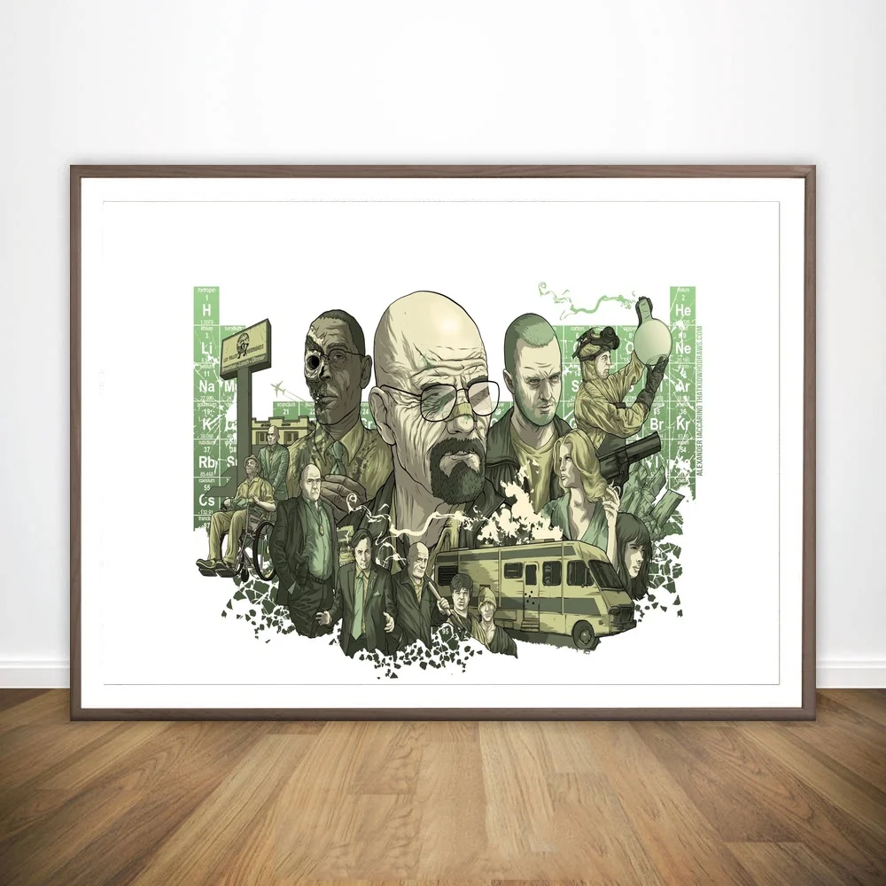 Breaking Bad Movie Wall Art Paint Wall Decor Canvas Prints Canvas Art ...