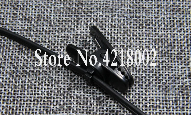 1 шт. черный зажим для галстука для Sennheiser ME4 петличный Лавел микрофоны микрофоном и серии CX наушники