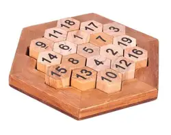 Aristotle's Number Puzzle Classic IQ  Brain teaser Logic Wooden Puzzles Math Game for Adults Children